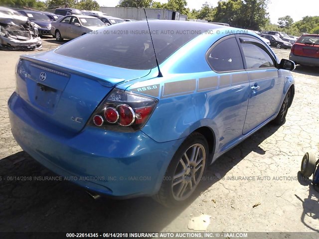 JTKDE3B72A0316704 - 2010 TOYOTA SCION TC 蓝色 照片 4