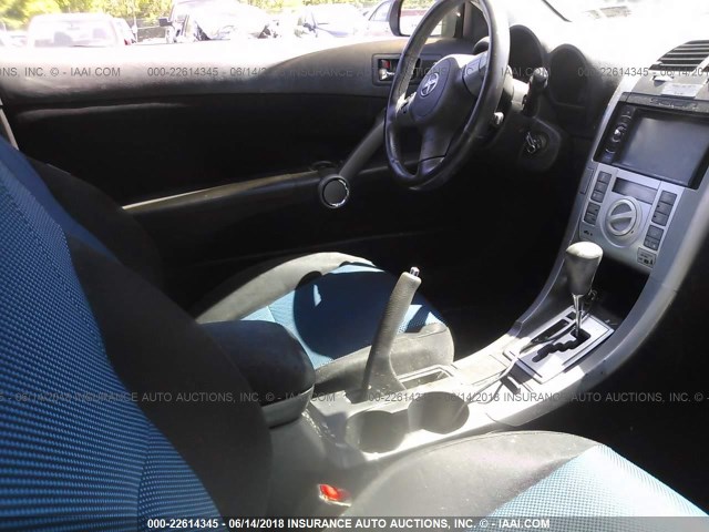 JTKDE3B72A0316704 - 2010 TOYOTA SCION TC BLUE photo 5