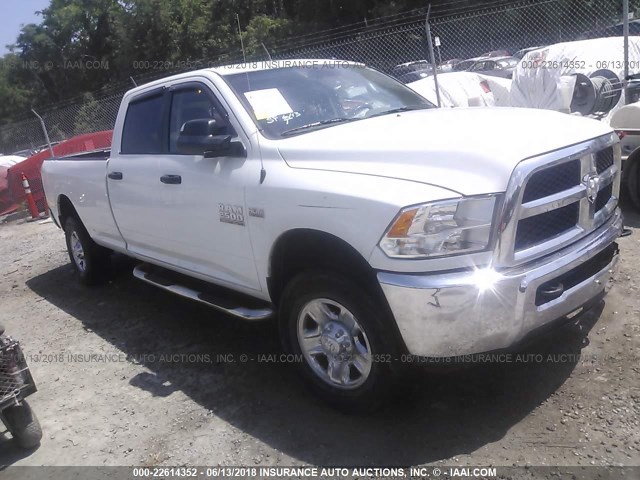 3C6TR5JT8EG222191 - 2014 RAM 2500 SLT WHITE photo 1