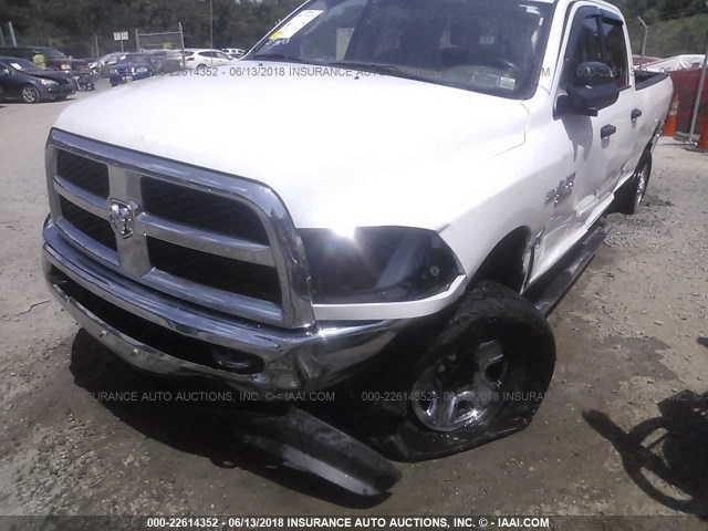 3C6TR5JT8EG222191 - 2014 RAM 2500 SLT WHITE photo 6