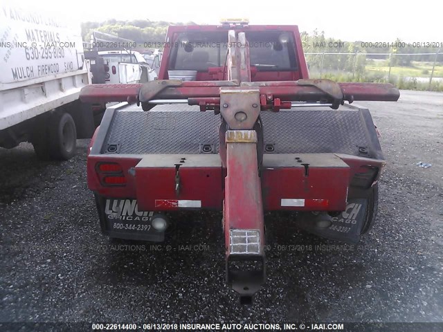 1FDAX57P26EC66790 - 2006 FORD F550 SUPER DUTY RED photo 8