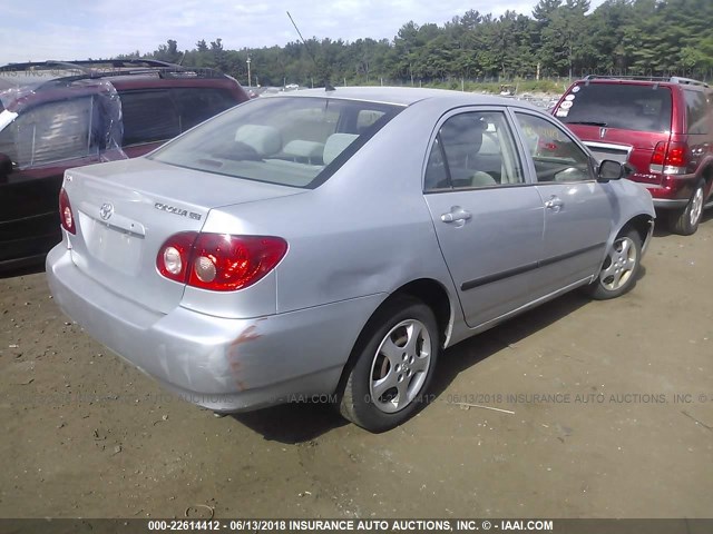 2T1BR32E18C865960 - 2008 TOYOTA COROLLA CE/LE/S GRAY photo 4