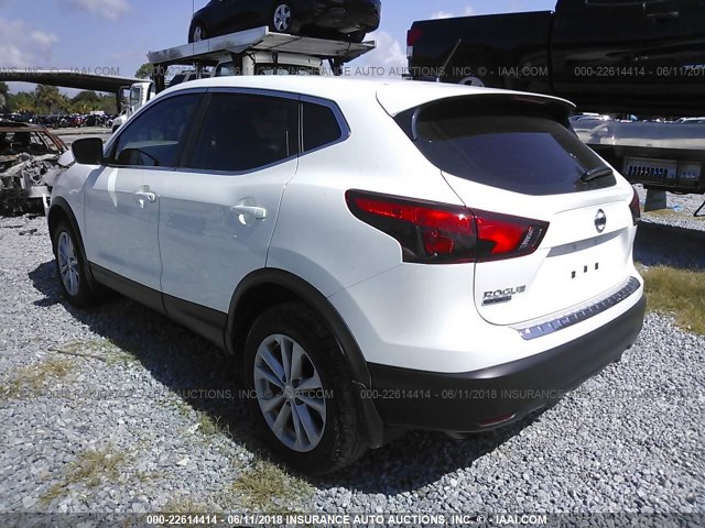 JN1BJ1CP7HW027745 - 2017 NISSAN ROGUE SPORT S/SV/SL WHITE photo 3