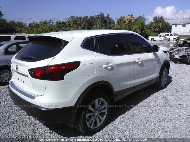 JN1BJ1CP7HW027745 - 2017 NISSAN ROGUE SPORT S/SV/SL WHITE photo 4