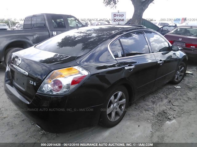 1N4AL21E28N474537 - 2008 NISSAN ALTIMA 2.5/2.5S BLACK photo 4