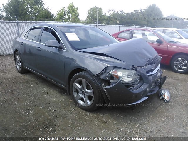 1G1ZH57B49F232088 - 2009 CHEVROLET MALIBU 1LT ნაცრისფერი ფოტო 1