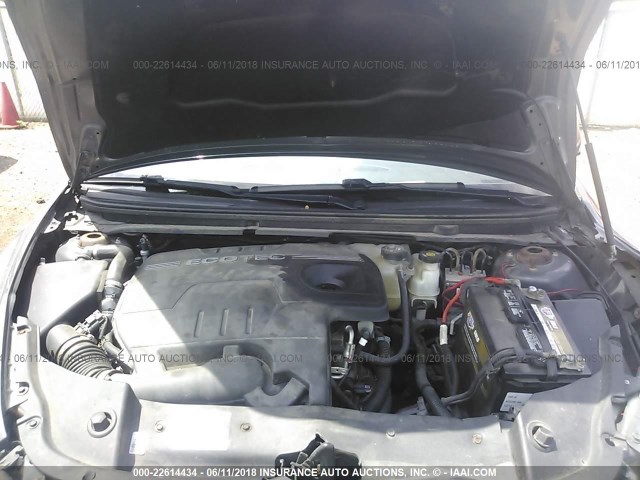 1G1ZH57B49F232088 - 2009 CHEVROLET MALIBU 1LT ნაცრისფერი ფოტო 10
