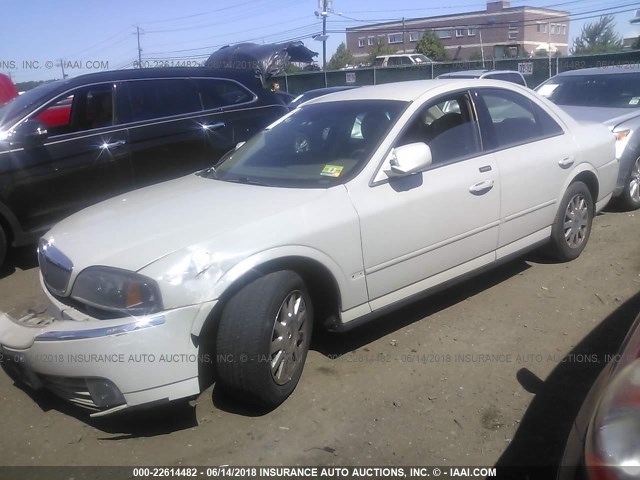 1LNHM86S14Y649002 - 2004 LINCOLN LS WHITE photo 2