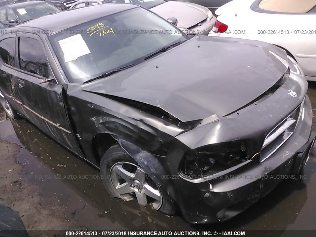 2B3CA3CV7AH100758 - 2010 DODGE CHARGER SXT GRAY photo 1