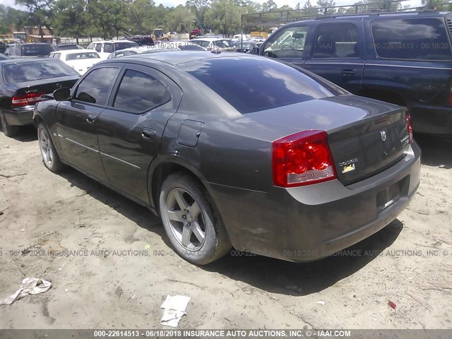 2B3CA3CV7AH100758 - 2010 DODGE CHARGER SXT GRAY photo 3