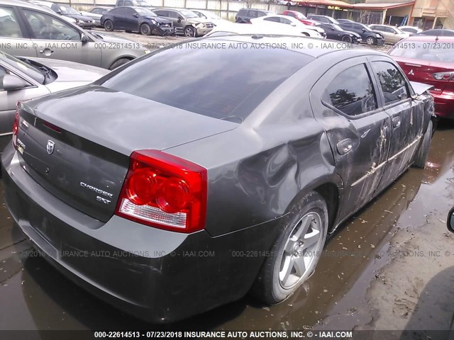 2B3CA3CV7AH100758 - 2010 DODGE CHARGER SXT GRAY photo 4