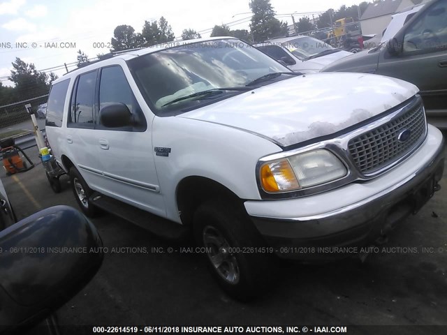 1FMPU16L21LB21019 - 2001 FORD EXPEDITION XLT WHITE photo 1
