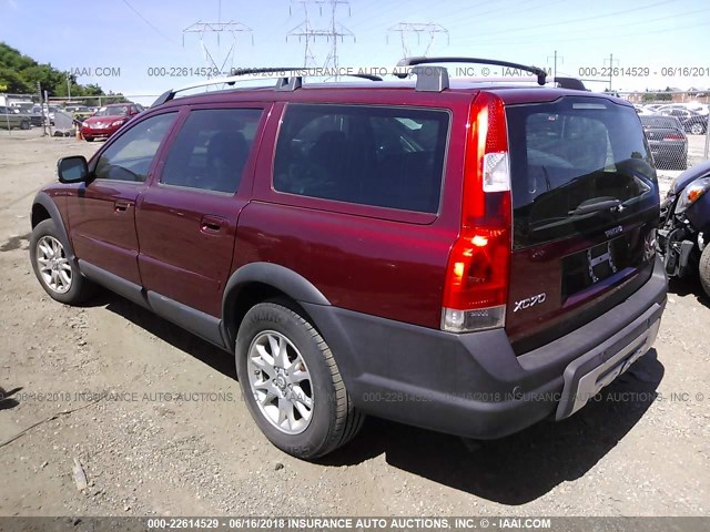 YV4SZ592671259965 - 2007 VOLVO XC70 RED photo 3