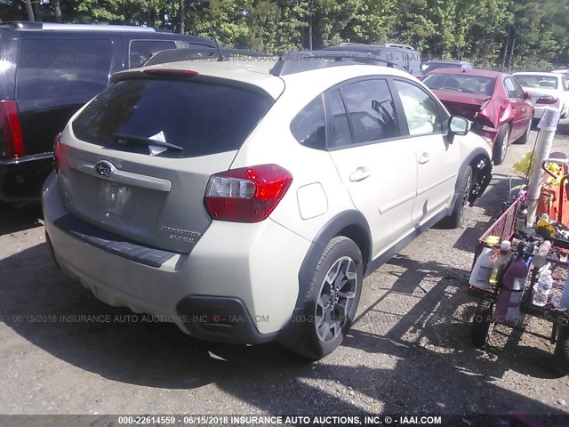 JF2GPABC1G8316401 - 2016 SUBARU CROSSTREK PREMIUM თაფლისფერი ფოტო 4