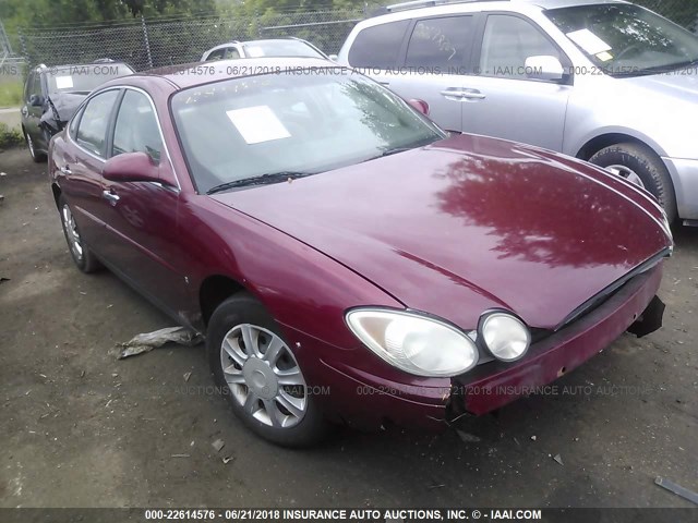 2G4WC582861126071 - 2006 BUICK LACROSSE CX RED photo 1