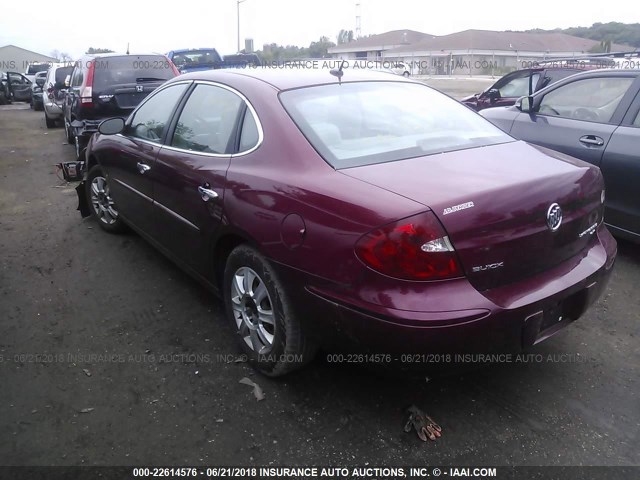 2G4WC582861126071 - 2006 BUICK LACROSSE CX RED photo 3