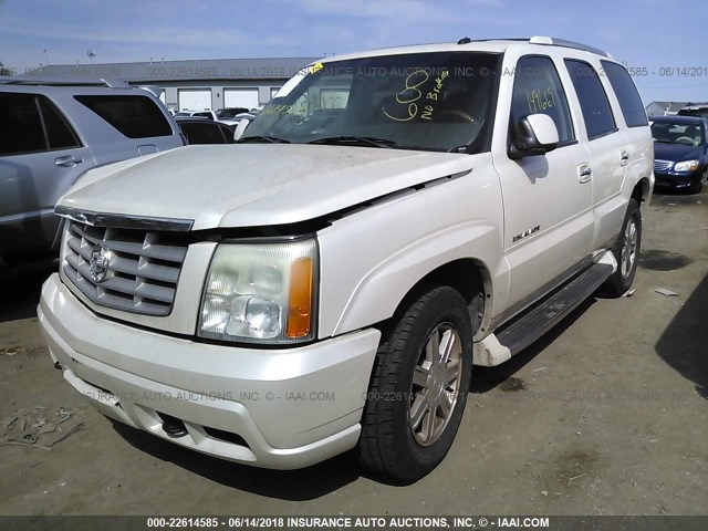 1GYEK63N23R266477 - 2003 CADILLAC ESCALADE LUXURY WHITE photo 2