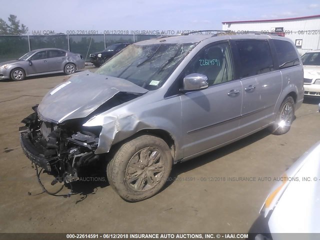 2A8HR64X39R614359 - 2009 CHRYSLER TOWN & COUNTRY LIMITED SILVER photo 2