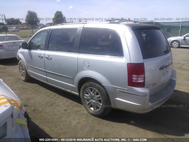 2A8HR64X39R614359 - 2009 CHRYSLER TOWN & COUNTRY LIMITED SILVER photo 3