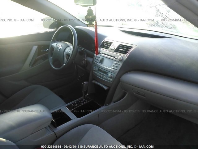 4T1BE46K98U255823 - 2008 TOYOTA CAMRY CE/LE/XLE/SE GRAY photo 5
