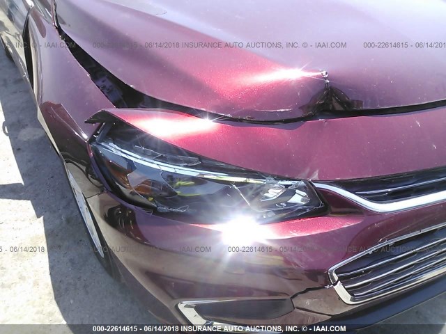 1G1ZB5STXGF215679 - 2016 CHEVROLET MALIBU LS BURGUNDY photo 6