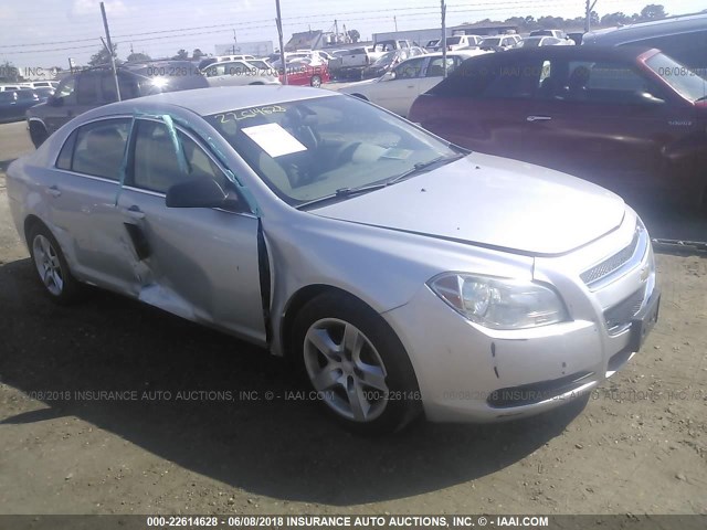 1G1ZA5E02AF282093 - 2010 CHEVROLET MALIBU LS SILVER photo 1