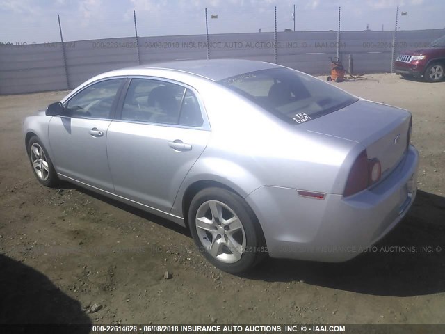 1G1ZA5E02AF282093 - 2010 CHEVROLET MALIBU LS SILVER photo 3