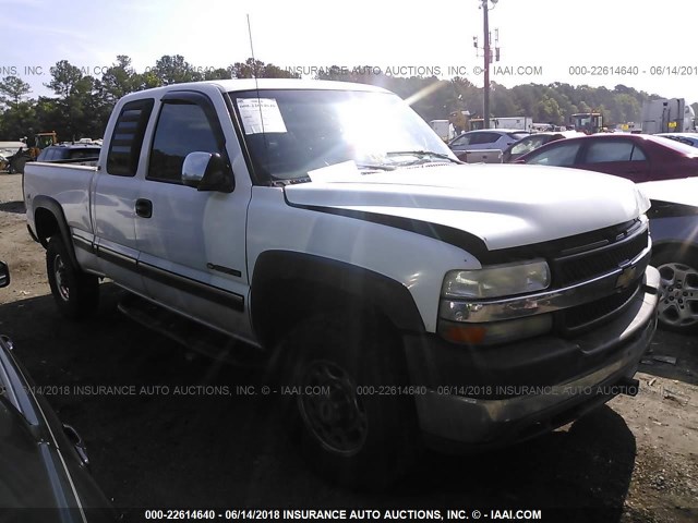 1GCHK29G31E177896 - 2001 CHEVROLET SILVERADO K2500 HEAVY DUTY WHITE photo 1