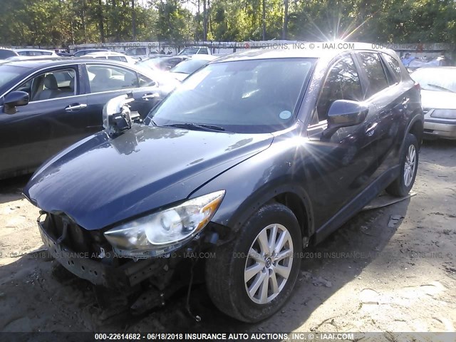 JM3KE2BE3D0135162 - 2013 MAZDA CX-5 SPORT GRAY photo 2