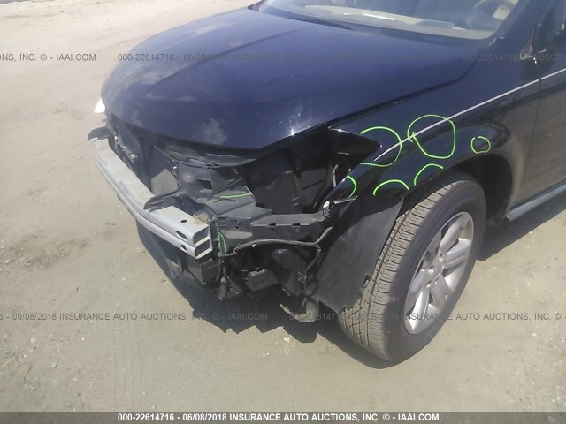 JN8AZ08W97W638357 - 2007 NISSAN MURANO SL/SE/S BLACK photo 6