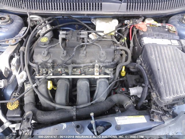 1B3ES26C33D176925 - 2003 DODGE NEON SE BLUE photo 10