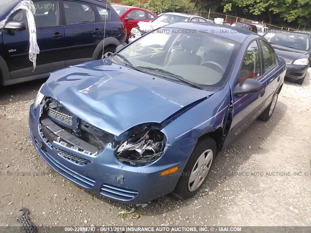 1B3ES26C33D176925 - 2003 DODGE NEON SE BLUE photo 2