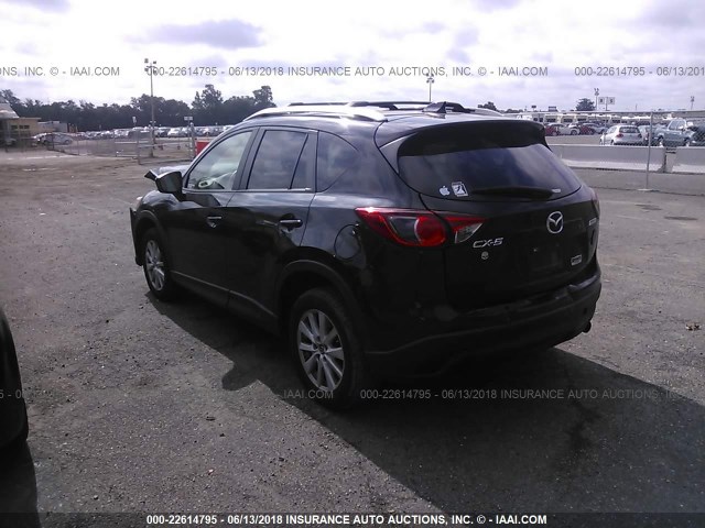 JM3KE2CY2E0382344 - 2014 MAZDA CX-5 TOURING BLACK photo 3