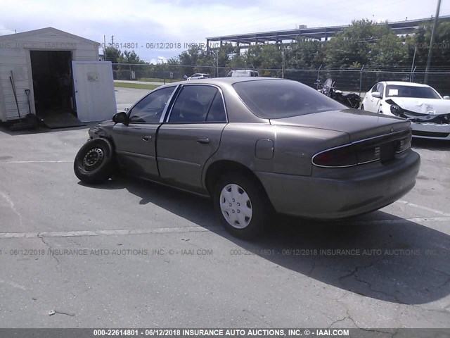 2G4WS52JX41164322 - 2004 BUICK CENTURY CUSTOM TAN photo 3