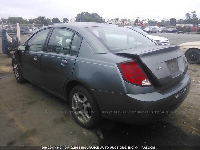 1G8AL52F84Z131148 - 2004 SATURN ION LEVEL 3 BLUE photo 3