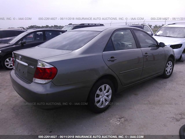 JTDBE32KX63064340 - 2006 TOYOTA CAMRY LE/XLE GRAY photo 4