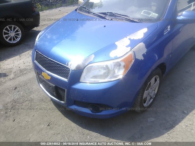 KL1TD66E69B383118 - 2009 CHEVROLET AVEO LS/LT 蓝色 照片 6