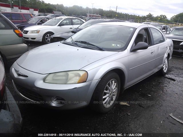 1C3EL46X03N565465 - 2003 CHRYSLER SEBRING LX SILVER photo 2