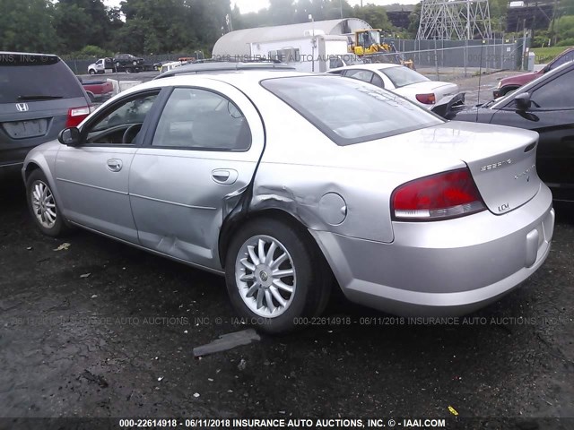 1C3EL46X03N565465 - 2003 CHRYSLER SEBRING LX SILVER photo 3