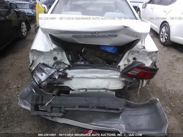 4A3AA46G41E218053 - 2001 MITSUBISHI GALANT ES WHITE photo 6