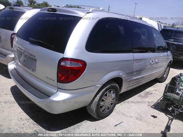 2C4GP54L54R560944 - 2004 CHRYSLER TOWN & COUNTRY TOURING SILVER photo 4