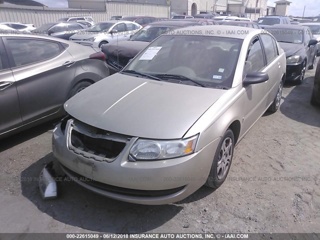 1G8AJ52F05Z128008 - 2005 SATURN ION LEVEL 2 TAN photo 2