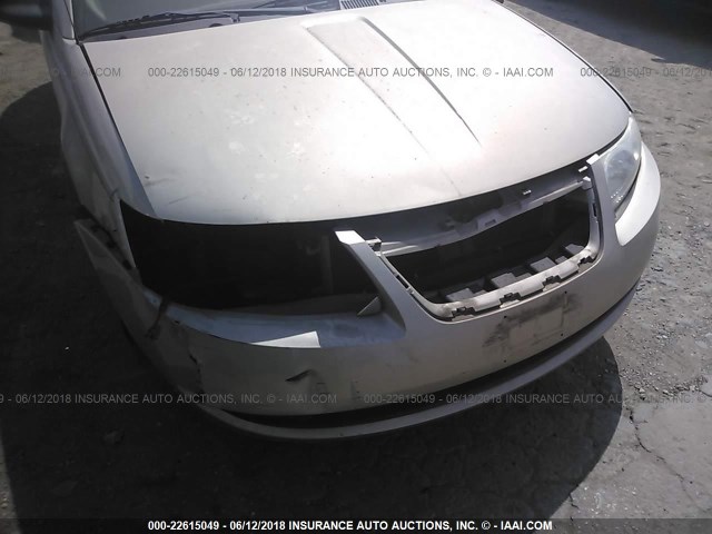 1G8AJ52F05Z128008 - 2005 SATURN ION LEVEL 2 TAN photo 6