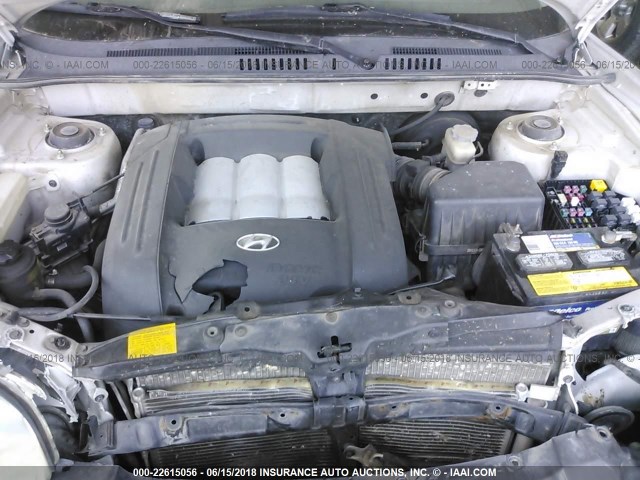 KM8SC73D92U163048 - 2002 HYUNDAI SANTA FE GLS/LX SILVER photo 10