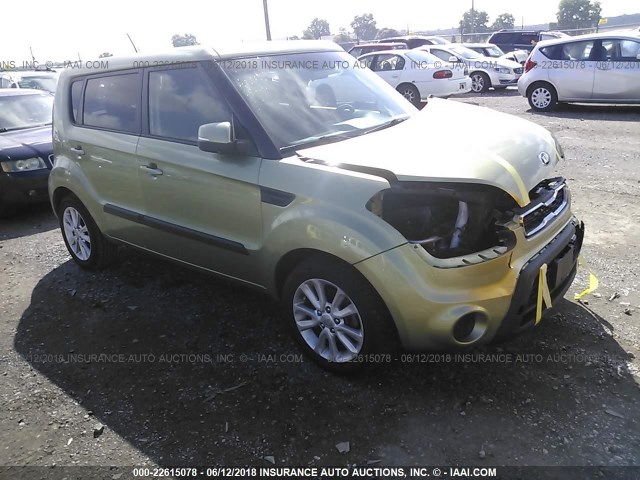 KNDJT2A63D7586183 - 2013 KIA SOUL +/!/SPORT GREEN photo 1