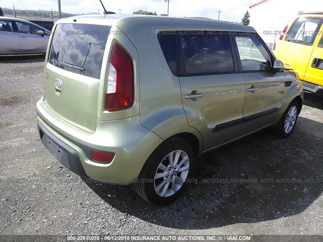 KNDJT2A63D7586183 - 2013 KIA SOUL +/!/SPORT GREEN photo 4