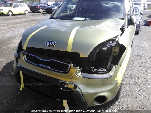 KNDJT2A63D7586183 - 2013 KIA SOUL +/!/SPORT GREEN photo 6