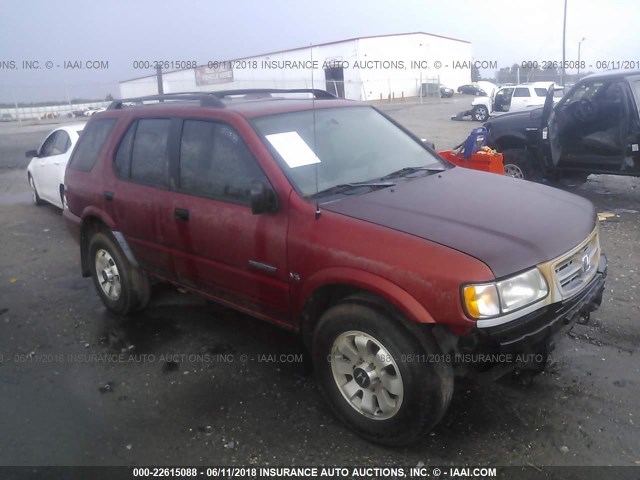 4S6DM58W5Y4419349 - 2000 HONDA PASSPORT EX/LX RED photo 1