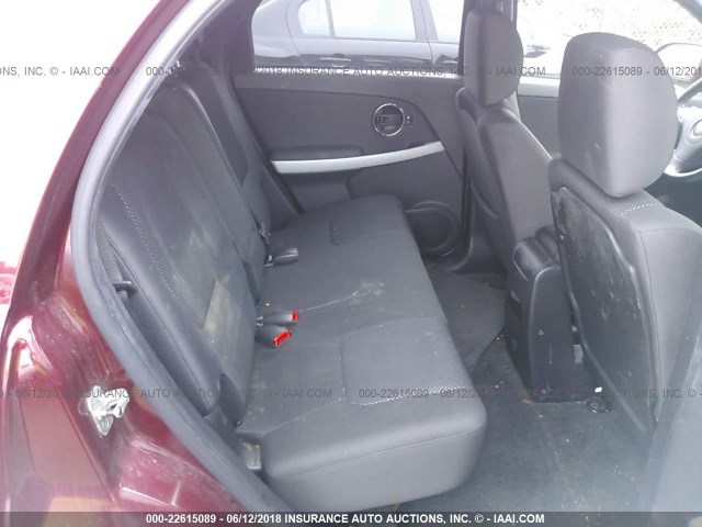 2CKDL537286075051 - 2008 PONTIAC TORRENT GXP MAROON photo 8