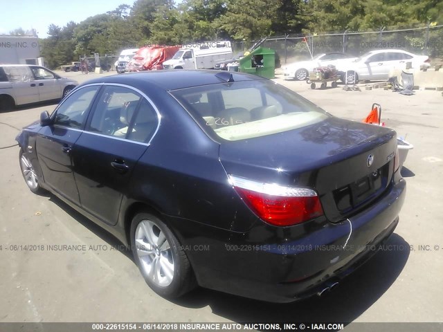 WBANV1C58AC444406 - 2010 BMW 528 XI BLUE photo 3